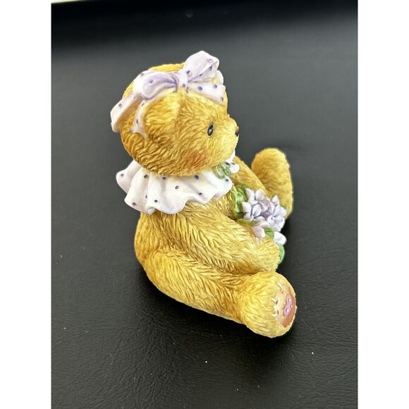 Cherished Teddies 726222 Violet "A Faithful Friend Will Always Remain True" - Picture 4 of 6
